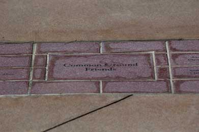 Donor recognition paver at St. John's picture 1