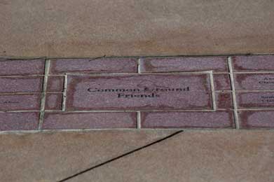 Donor Recognition Paver at St. John's Picture 1