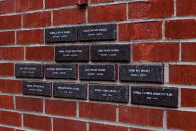 Donor Recognition Plaque at St. Mary's Church in Laguna Beach California Picture 3