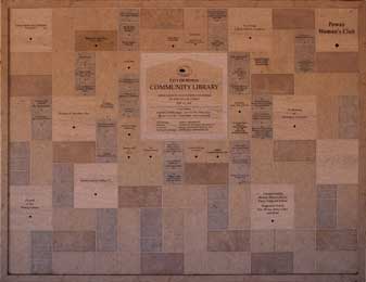 Donor recognition wall in Poway California picture 1