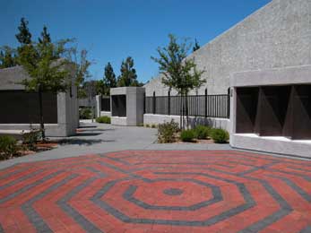 Granite Memorial Walls at Foothills Methodist Church in La Mesa, California Picture 1