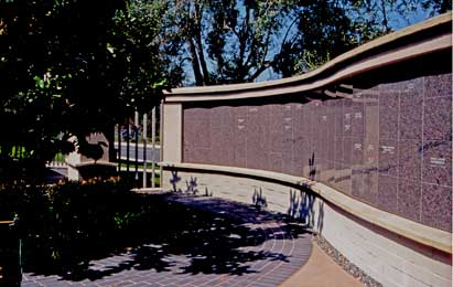 Large Curved Engraved Wall at St. Dunstan Picture 2