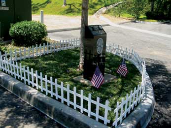 Veteran Memorial for a fallen Oceanside California police officer picture 2